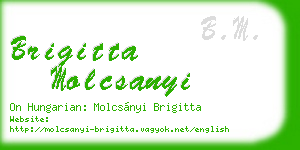brigitta molcsanyi business card